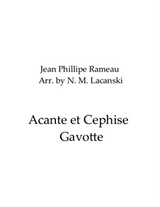 Gavotte: For oboe and bassoon by Jean-Philippe Rameau