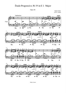 Thirty Progressives Studies, Op.46: Etude No.19 by Stephen Heller