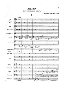 Symphony No.2 in F Sharp Minor 'Antar', Op.9: partitura completa by Nikolai Rimsky-Korsakov