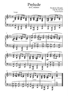 No.20 in C Minor: Para Piano by Frédéric Chopin