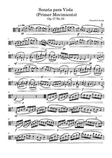 Sonata para Viola, Op.17 No.10: Primer Movimiento by Beautiful things Martínez