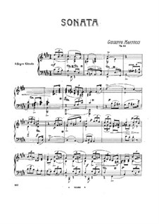 Sonata for Piano, Op.34: sonata para piano by Giuseppe Martucci