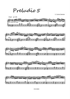 Preludio 5, 3C.EM 93: Preludio 5 by Carlo Corba Colombo