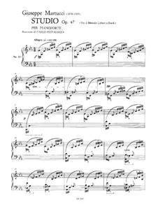 Studio (Etude), Op.47: Studio (Etude) by Giuseppe Martucci