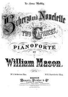 Two Pieces, Op.31: No.1 Scherzo by William Mason