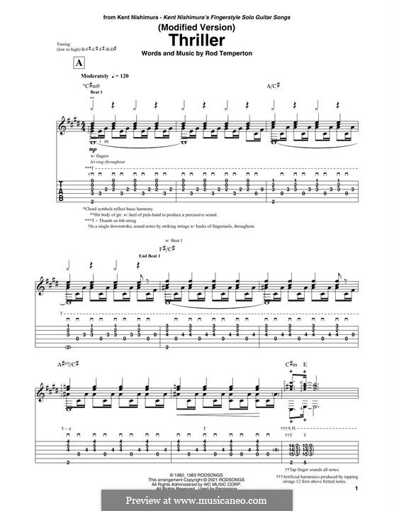 Thriller: Para Guitarra by Rod Temperton