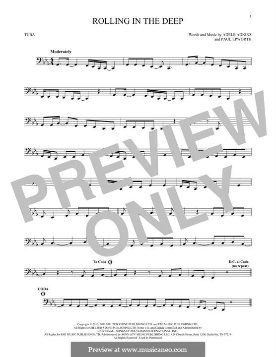 Instrumental version: For tuba by Adele, Paul Epworth