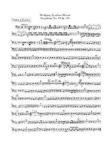 Symphony No.39 in E Flat Major, K.543: Peça para Timpano by Wolfgang Amadeus Mozart