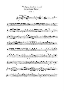 Symphony No.41 in C Major 'Jupiter', K.551: parte de oboes by Wolfgang Amadeus Mozart