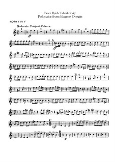 No.19 Polonaise: parte trompa by Pyotr Tchaikovsky
