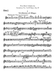 Complete set: parte de oboes by Pyotr Tchaikovsky