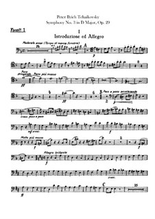 Complete set: parte fagotes by Pyotr Tchaikovsky