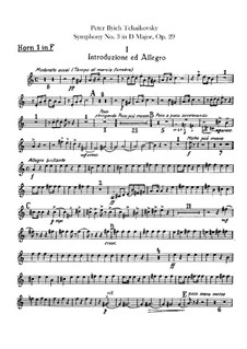 Complete set: parte trompa by Pyotr Tchaikovsky