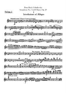 Complete set: violinos parte I by Pyotr Tchaikovsky