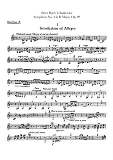 Complete set: violinos parte II by Pyotr Tchaikovsky