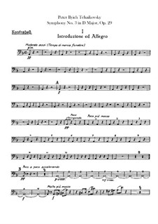 Complete set: Parte contrabaixo by Pyotr Tchaikovsky