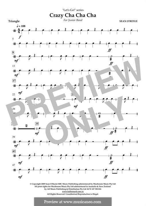 Crazy Cha Cha Cha: parte triangulo by Sean O'Boyle
