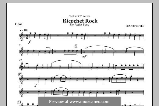Ricochet Rock: parte Oboe by Sean O'Boyle
