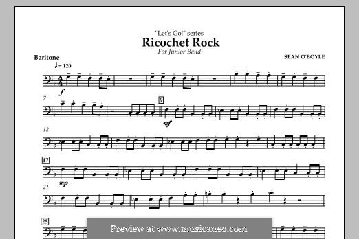 Ricochet Rock: Baritone part by Sean O'Boyle