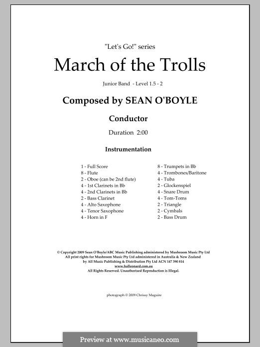 March of the Trolls: partitura by Sean O'Boyle