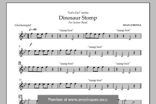 Dinosaur Stomp: Glockenspiel part by Sean O'Boyle