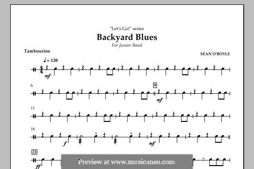 Backyard Blues: Tambourine part by Sean O'Boyle