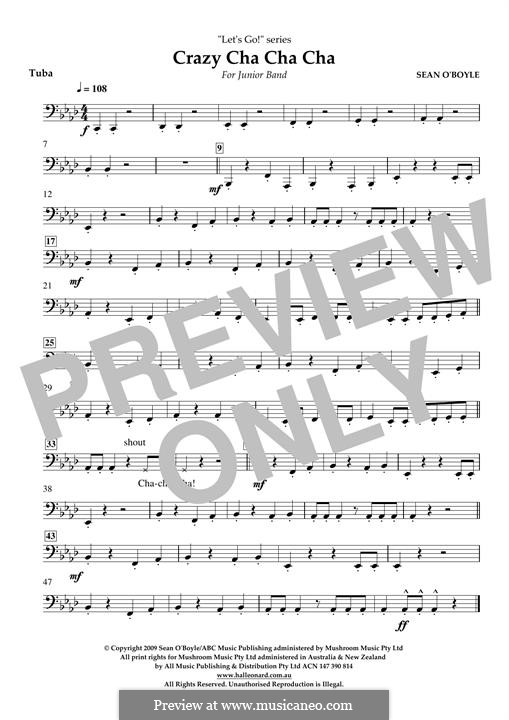 Crazy Cha Cha Cha: Tuba, partes by Sean O'Boyle