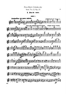 Suite No.2 in C Major, TH 32 Op.53: Oboes e coral ingleses by Pyotr Tchaikovsky