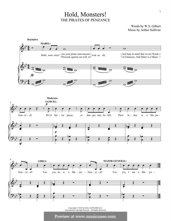 Hold, Monsters!: Hold, Monsters! by Arthur Seymour Sullivan