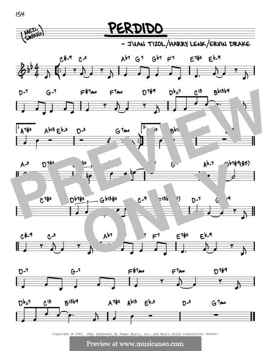 Perdido (Duke Ellington): melodia by Juan Tizol