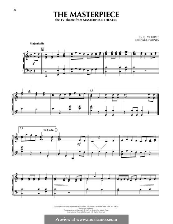 The Masterpiece: Para Piano by Jean-Joseph Mouret, Paul Parnes