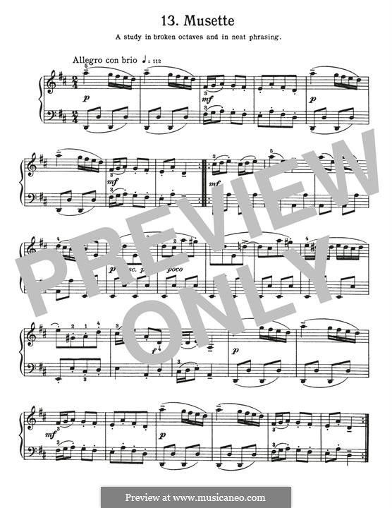 No.22 Musette in D Major, BWV Anh.126: Para Piano by Johann Sebastian Bach