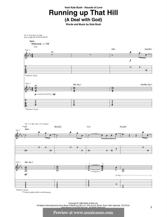 Running Up That Hill: Para Guitarra by Kate Bush