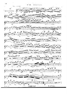 String Quintet No.4 in G Minor, Op.17: violino parte I by Georges Onslow