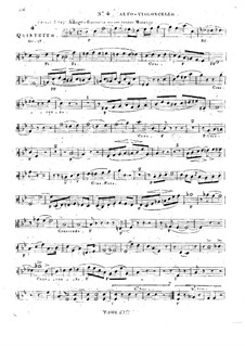 String Quintet No.4 in G Minor, Op.17: Parte de Viola II (ou violoncelo I)  by Georges Onslow