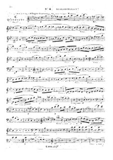 String Quintet No.4 in G Minor, Op.17: violoncelo parte I by Georges Onslow