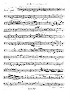 String Quintet No.4 in G Minor, Op.17: violoncelo parte II by Georges Onslow