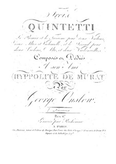 Three String Quintets No.1-3, Op.1: Quintet No.1 – parts by Georges Onslow