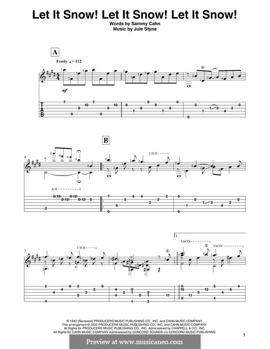 Guitar version: para um único musico (Editado por H. Bulow) by Jule Styne