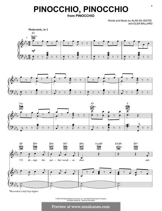 Pinocchio, Pinocchio (from Pinocchio): Pinocchio, Pinocchio (from Pinocchio) by Glen Ballard