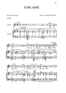 Être aimé: em B flat maior by Jules Massenet
