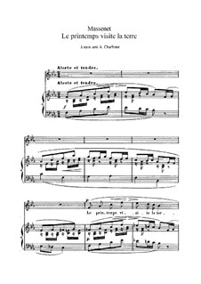 Le printemps visite la terre: em E flat Maior by Jules Massenet