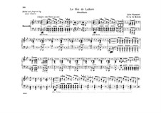 Le roi de Lahore (The King of Lahore): Overture. Arrangement for piano four hands by Jules Massenet