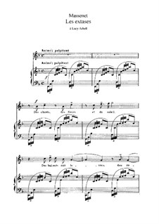 Les extases: em F Major by Jules Massenet