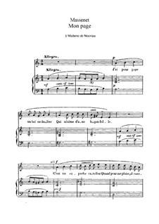 Mon page: Em A menor by Jules Massenet