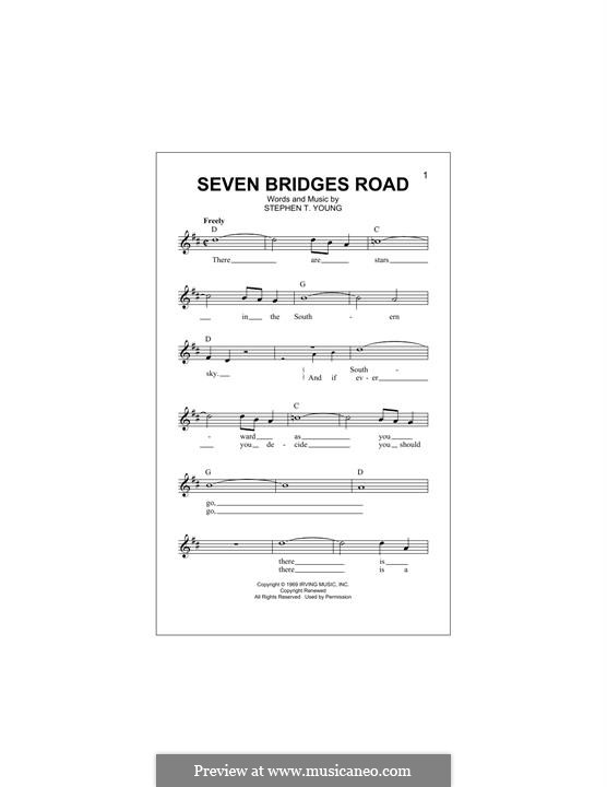 Seven Bridges Road (The Eagles): para teclado by Stephen T. Young