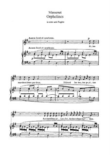 Orphelines: em G maior by Jules Massenet
