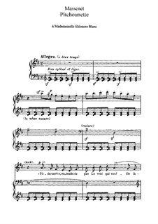Pitchounette: em D maior by Jules Massenet