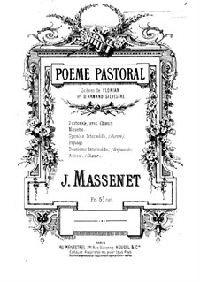 Poème pastoral: Poème pastoral by Jules Massenet