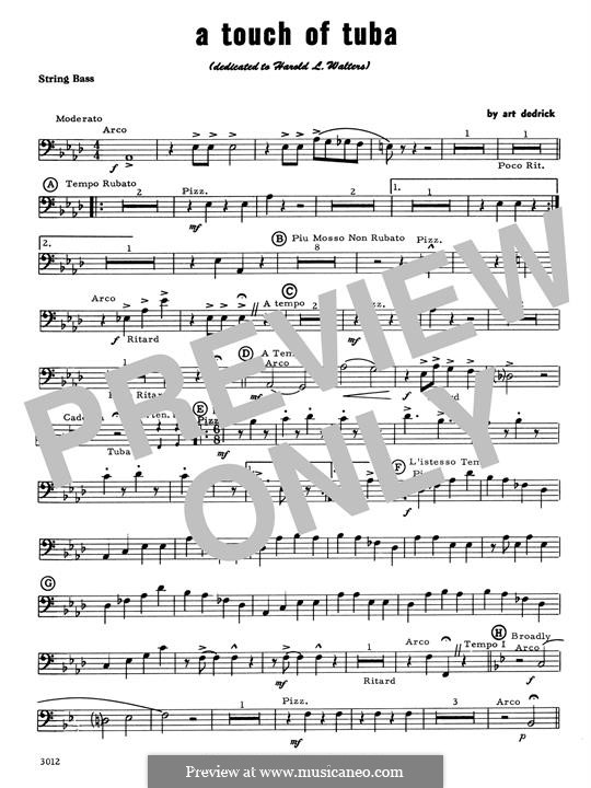 A Touch of Tuba: parte baixo by Art Dedrick